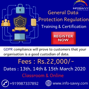 General Data Protection Regulation Training & Certification